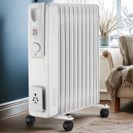 Radiador a óleo de 11 aletas — 1000/1500/2500 W, 230 V
