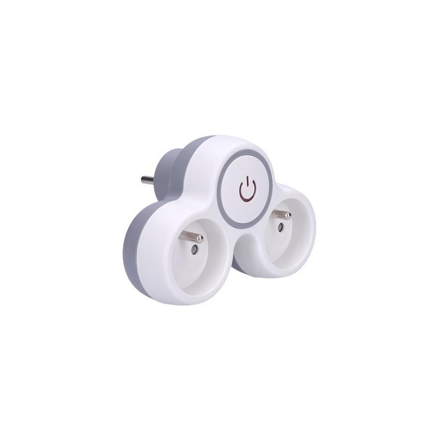 Divisor de tomadas 2x10A/230V