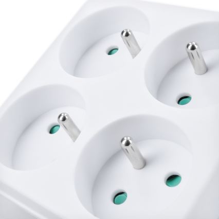 Divisor de tomadas 4x 10A branco