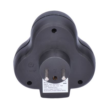 Separador de tomada 3x10A/230V