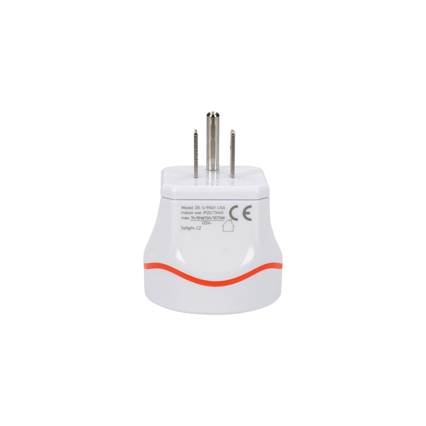 Adaptador de viagem para EUA