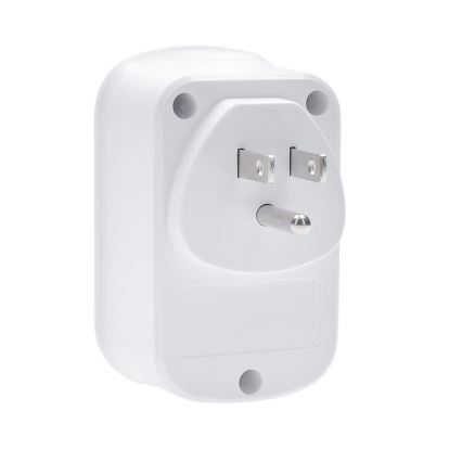 Adaptador de viagem para os EUA 230 V com 2x USB-A e 1x USB-C