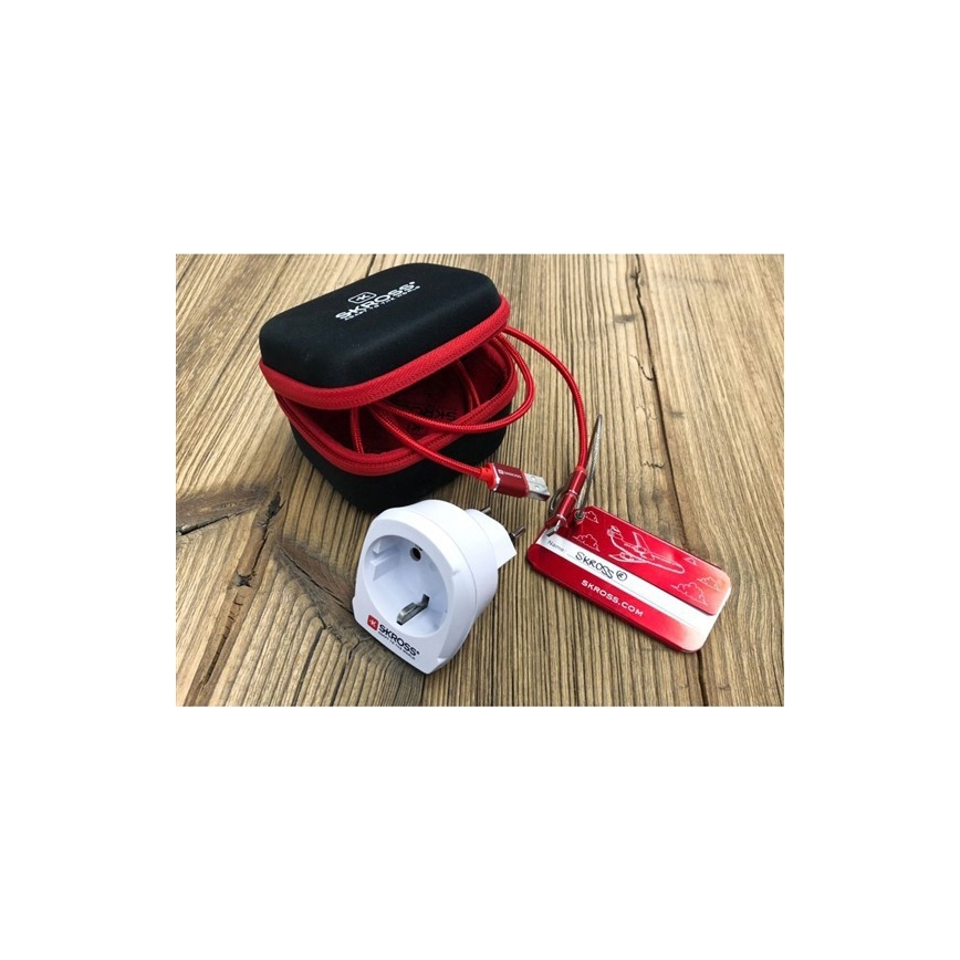 Adaptador de viagem para a Suíça 230V