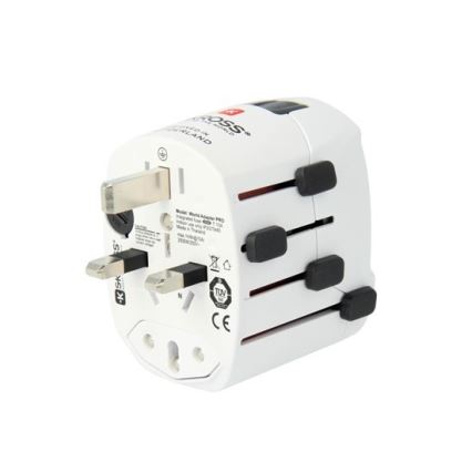 Adaptador universal de viagem para o mundo inteiro 230V + porta USB