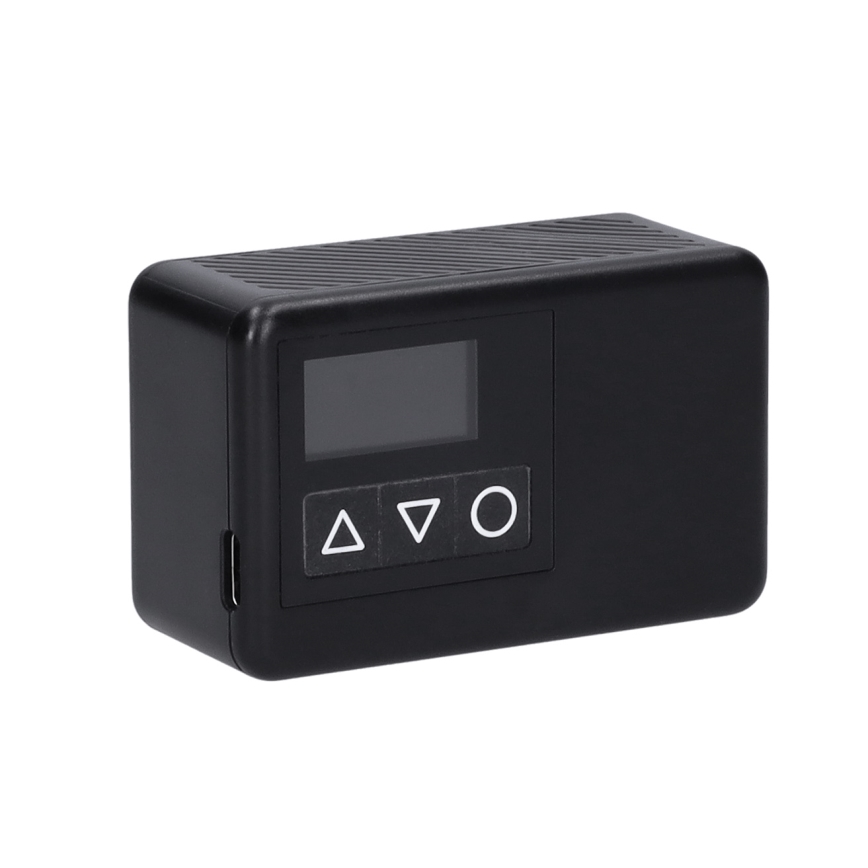 Compressor portátil digital 500 mAh 5V preto