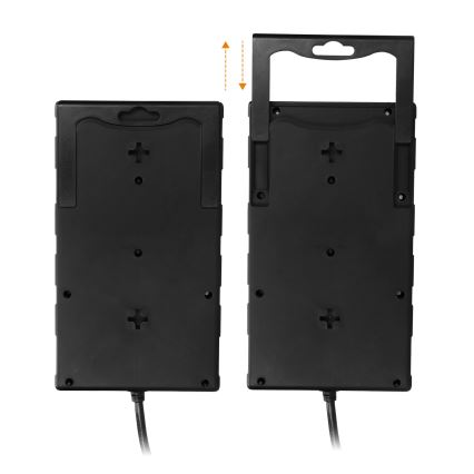 Cabo de extensão com interruptor 8Z Tipo E + 1xUSB-A + 1xUSB-C 2m preto