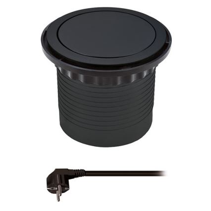 Coluna de tomadas para um tampo de mesa 4x230V