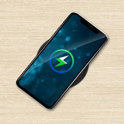 Coluna com tomadas para tampo de mesa com carregamento sem fios Qi 3x230V + 1xUSB-A + 1xUSB-C preto/prateado