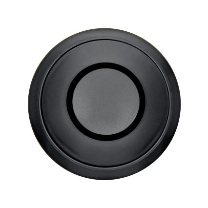 Coluna com tomadas para tampo de mesa com carregamento sem fios Qi 3x230V + 1xUSB-A + 1xUSB-C preto/prateado