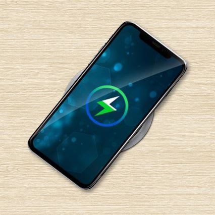 Coluna com tomadas para tampo de mesa com carregamento sem fios Qi 3x230V + 1xUSB-A + 1xUSB-C prateado/preto