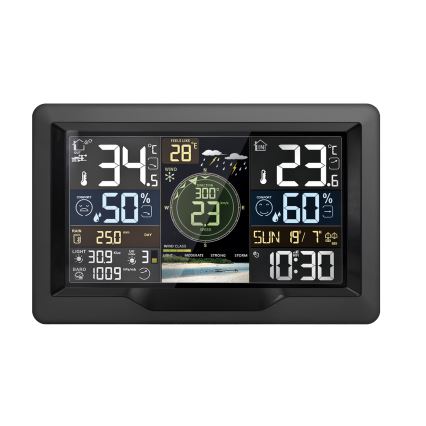 Estação meteorológica profissional com ecrã LCD 5V/2xAA + 3xAA + 2xAA Wi-Fi Tuya