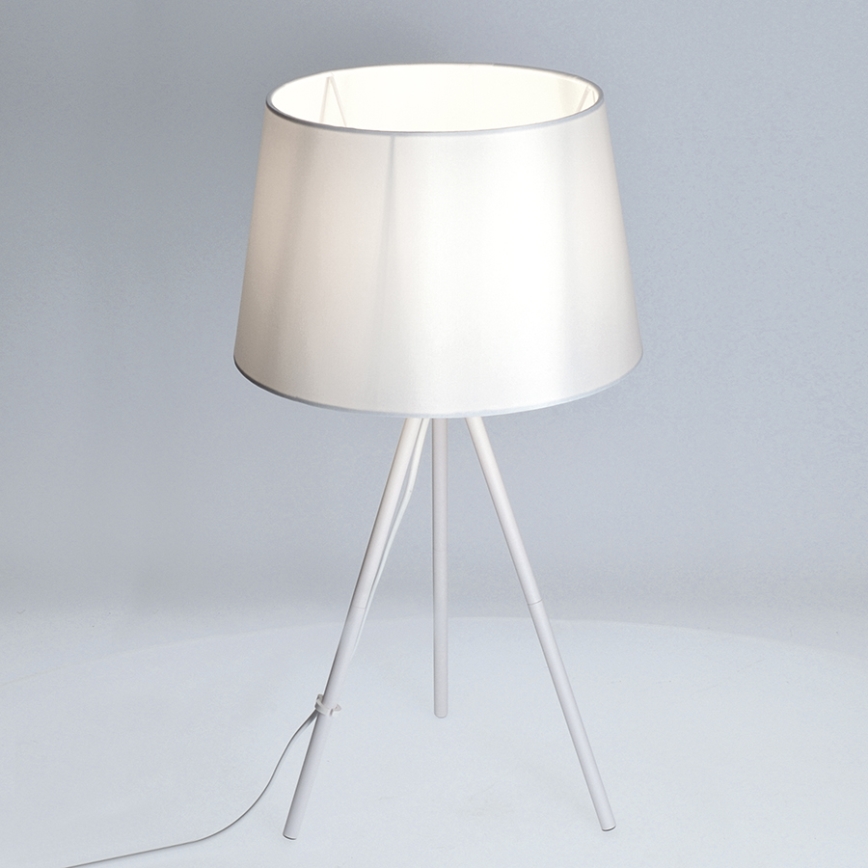 Candeeiro de mesa LED 1xE27/10W/230V branco 56cm