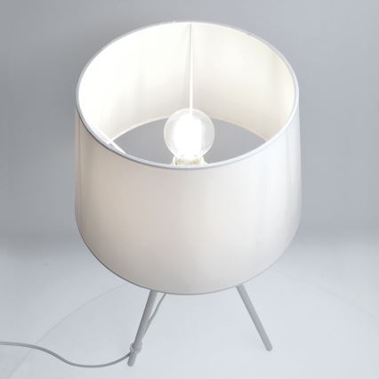 Candeeiro de mesa LED 1xE27/10W/230V branco 56cm
