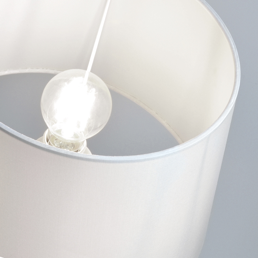 Candeeiro de mesa LED 1xE27/10W/230V branco 56cm