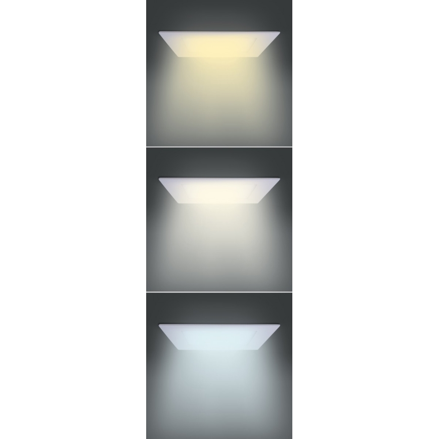 Painel LED LED/12W/230V 3000/4000/6000K 17x17 cm branco