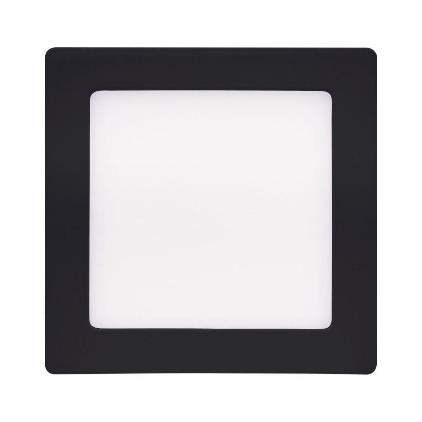 Iluminação de teto LED LED/12W/230V 3000/4000/6000K preto angular