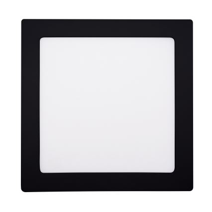 Iluminação de teto LED LED/18W/230V 3000/4000/6000K preto angular