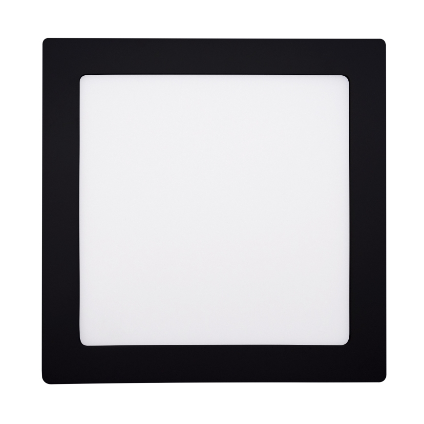 Iluminação de teto LED LED/18W/230V 3000/4000/6000K preto angular