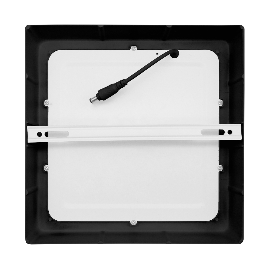 Iluminação de teto LED LED/18W/230V 3000/4000/6000K preto angular