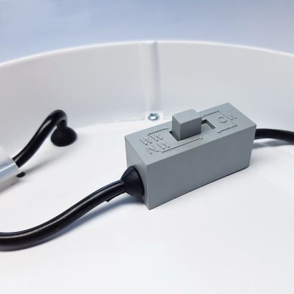 Candeeiro de tecto LED/24W/230V 3000/4000/6000K Ø 30 cm branco