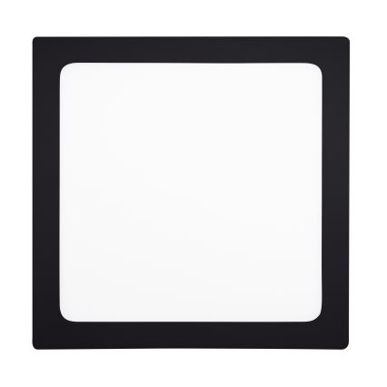Iluminação de teto LED LED/24W/230V 3000/4000/6000K preto angular