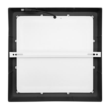 Iluminação de teto LED LED/24W/230V 3000/4000/6000K preto angular