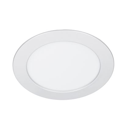 Painel LED 2 em 1 (sobreposto/embutido) 12W/230V 3000/4000/6000K Ø17 cm IP54 prateado