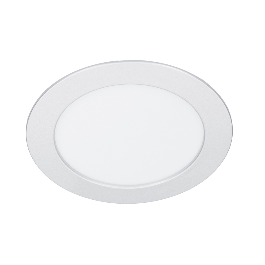 Painel LED 2 em 1 (sobreposto/embutido) 12W/230V 3000/4000/6000K Ø17 cm IP54 prateado