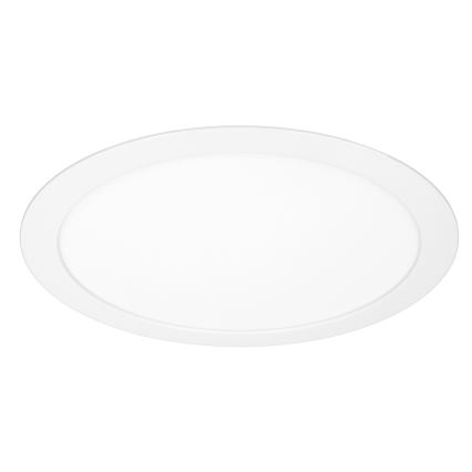 Painel LED 2 em 1 sobrepor/encastrável 18W/230V 3000/4000/6000K Ø22,5 cm IP54 branco