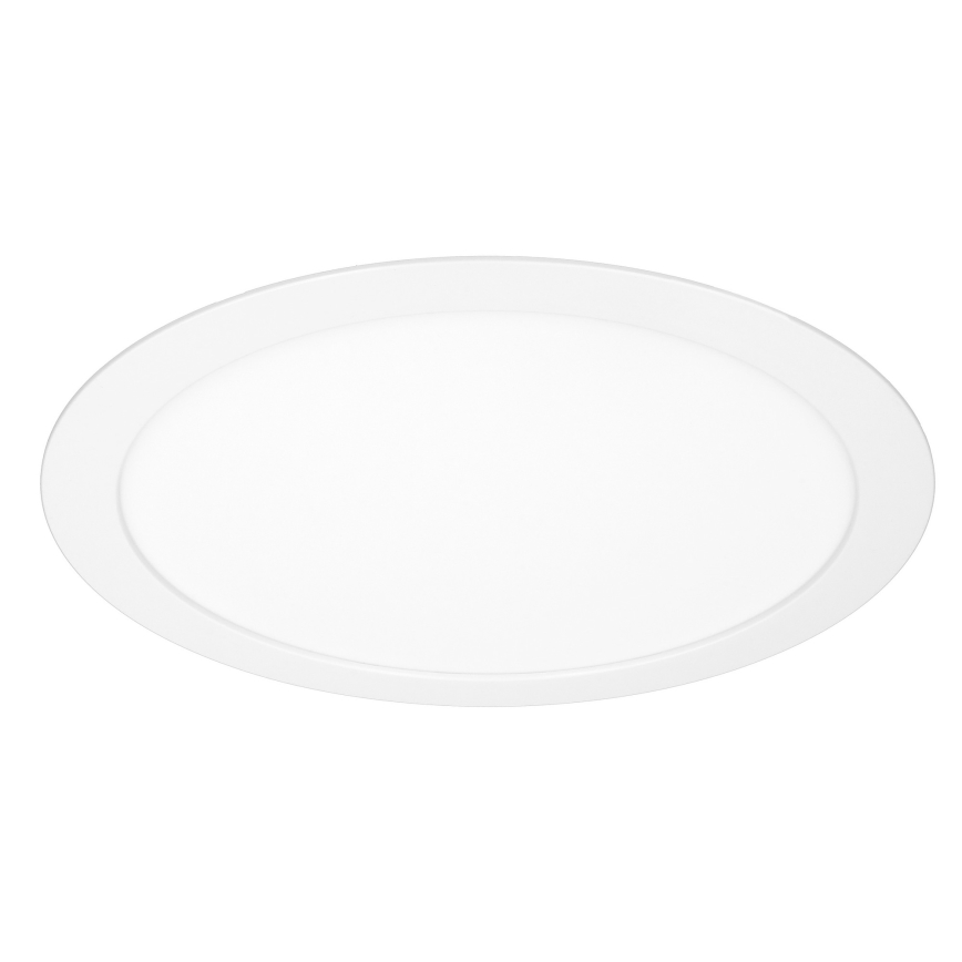 Painel LED 2 em 1 sobrepor/encastrável 18W/230V 3000/4000/6000K Ø22,5 cm IP54 branco