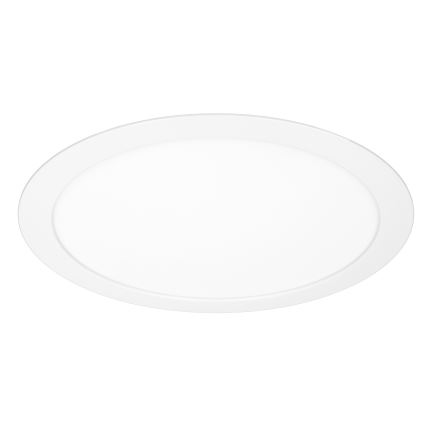 Painel LED 2 em 1 sobrepor/embutir 24W/230V 3000/4000/6000K Ø 30 cm IP54 branco