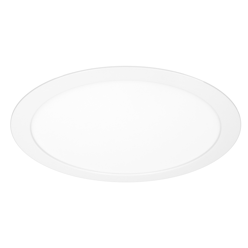 Painel LED 2 em 1 sobrepor/embutir 24W/230V 3000/4000/6000K Ø 30 cm IP54 branco