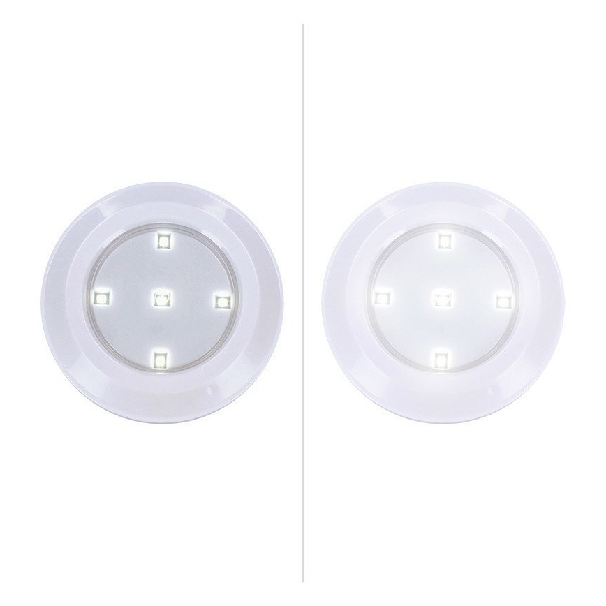 CONJUNTO 3x LED Luz com regulação com controlo remoto LED/3xAAA