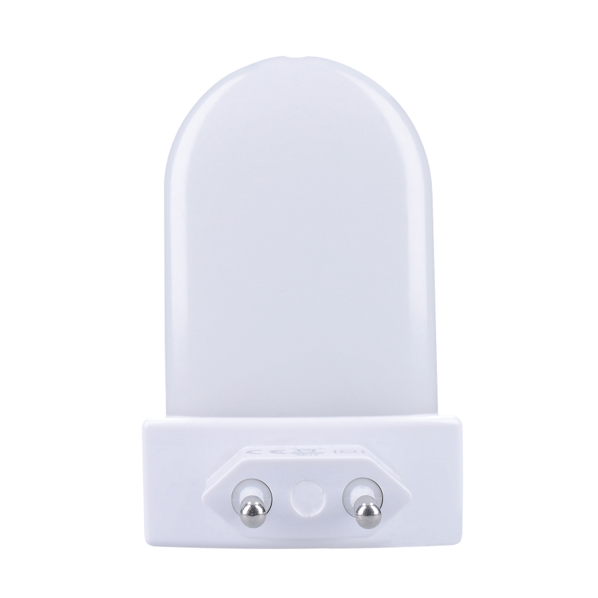 Iluminação de orientação de tomada LED RGB com sensor LED/0,5W/230V