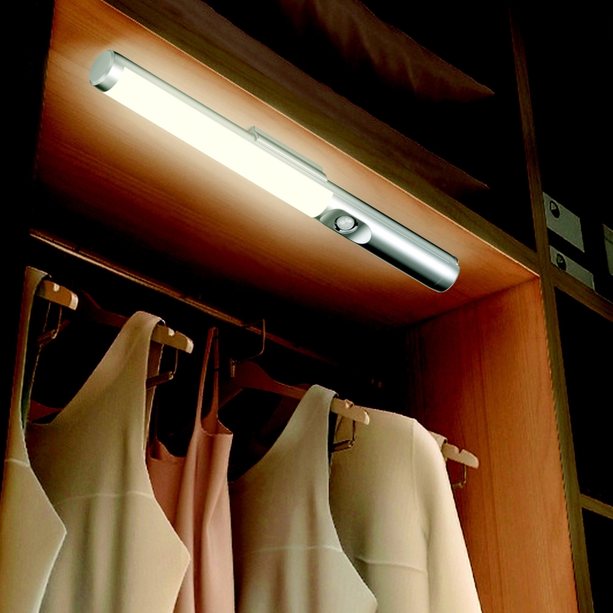 LED Iluminação de móveis recarregável com sensor LED/2,5W/3,7V 3000K 1800mAh