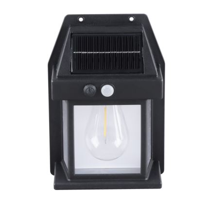 Lanterna solar LED regulável com sensor — 3,7 V, IP44, 1200 mAh