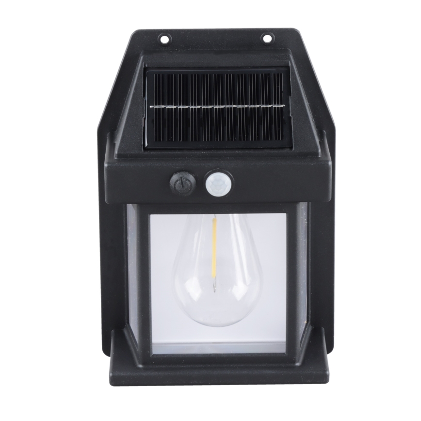 Lanterna solar LED regulável com sensor — 3,7 V, IP44, 1200 mAh