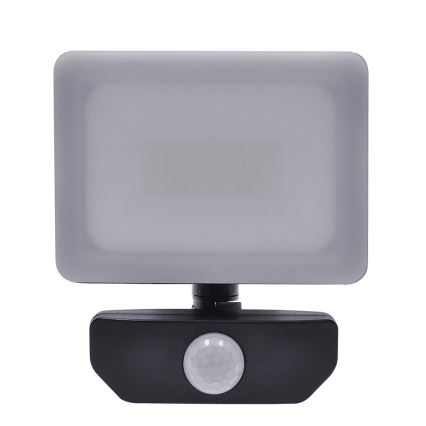 Holofote exterior LED com sensor LED/10W/230V 4000K IP44