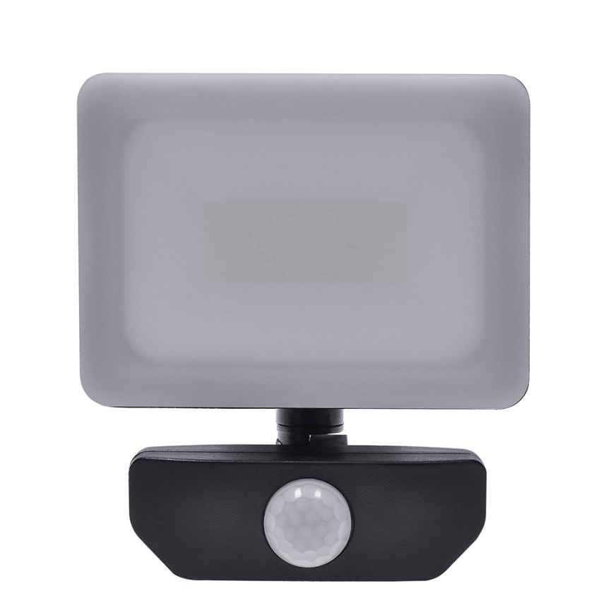 Holofote exterior LED com sensor LED/10W/230V 4000K IP44