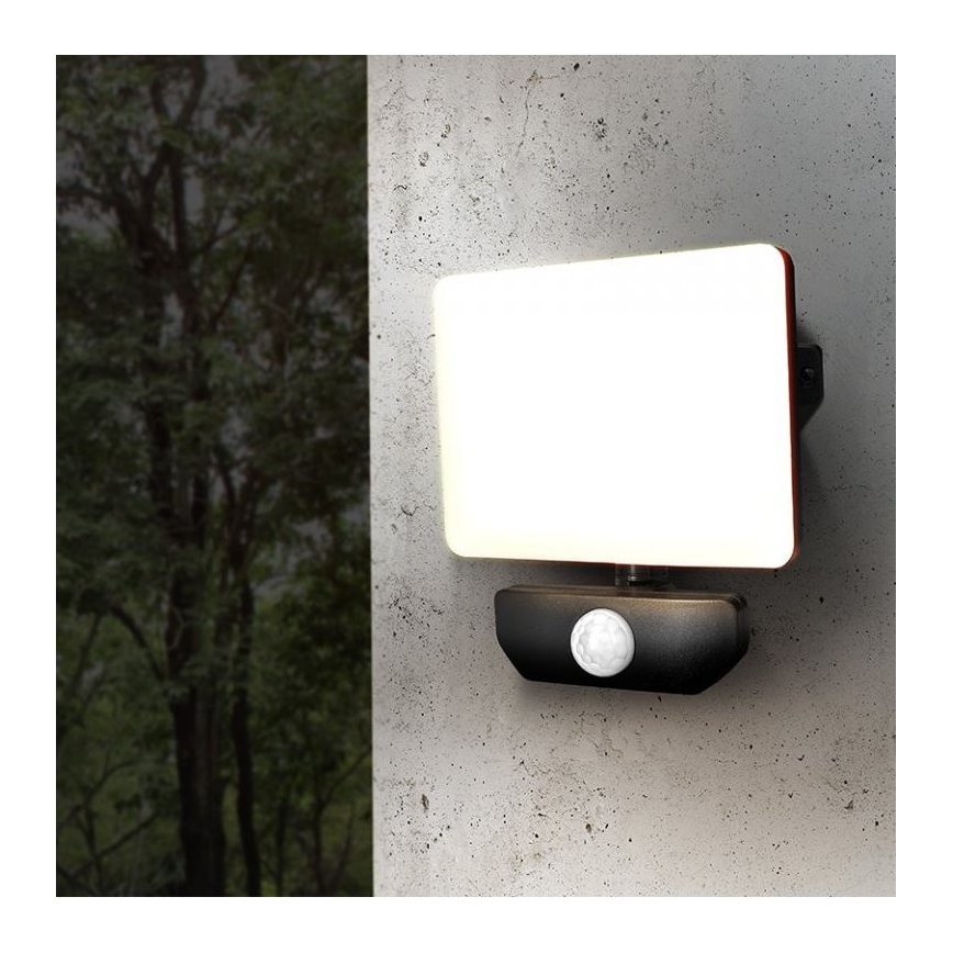Holofote exterior LED com sensor LED/20W/230V 4000K IP44