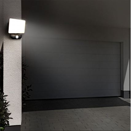 Holofote exterior LED com sensor LED/30W/230V 4000K IP44