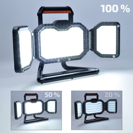 Holofote LED regulável LED/50W/12000 mAh 4000K IP54