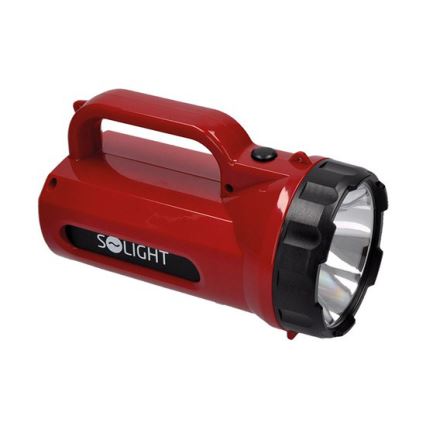 Lanterna recarregável LED LED/5W/4V/230V vermelho