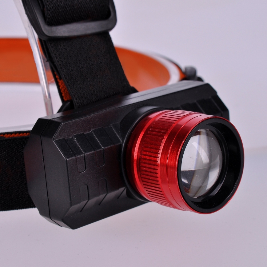 Lanterna de cabeça recarregável LED LED/3W/USB IP44