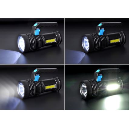 Lanterna recarregável LED LED/6W/800 mAh 3,7V IP44