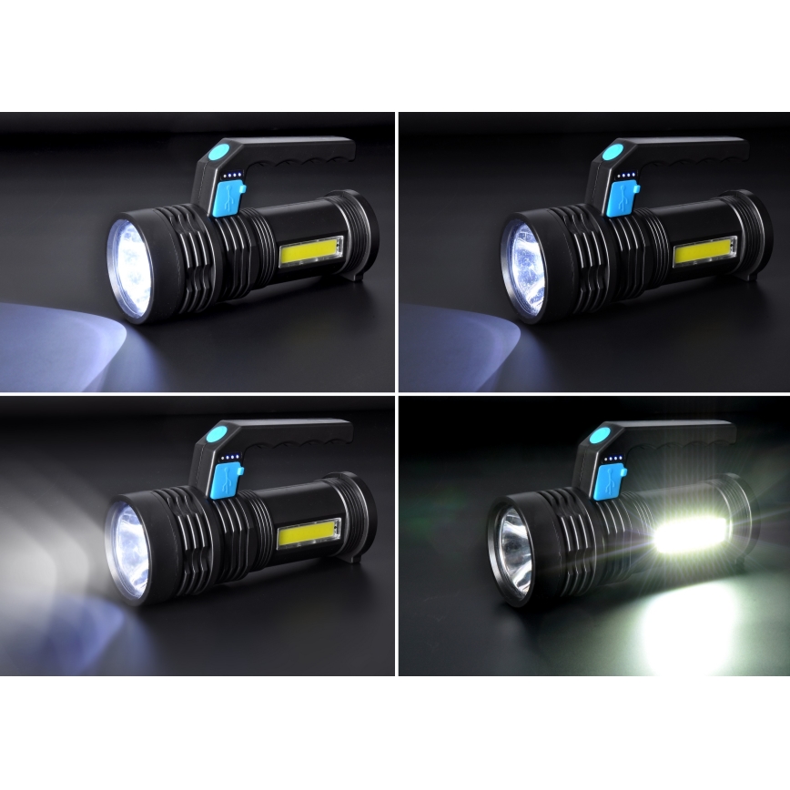 Lanterna recarregável LED LED/6W/800 mAh 3,7V IP44