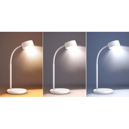 Candeeiro de mesa táctil LED com regulação LED/4,5W/5V 3000/4000/6500K branco