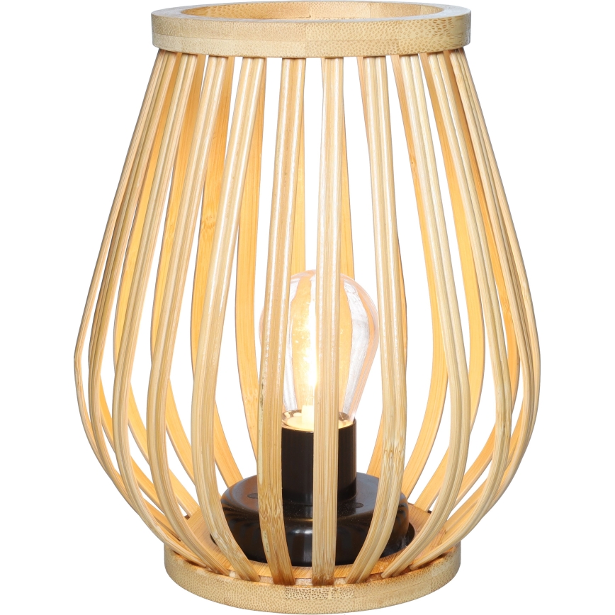 Candeeiro de mesa LED decorativo LED/2xAA bambu