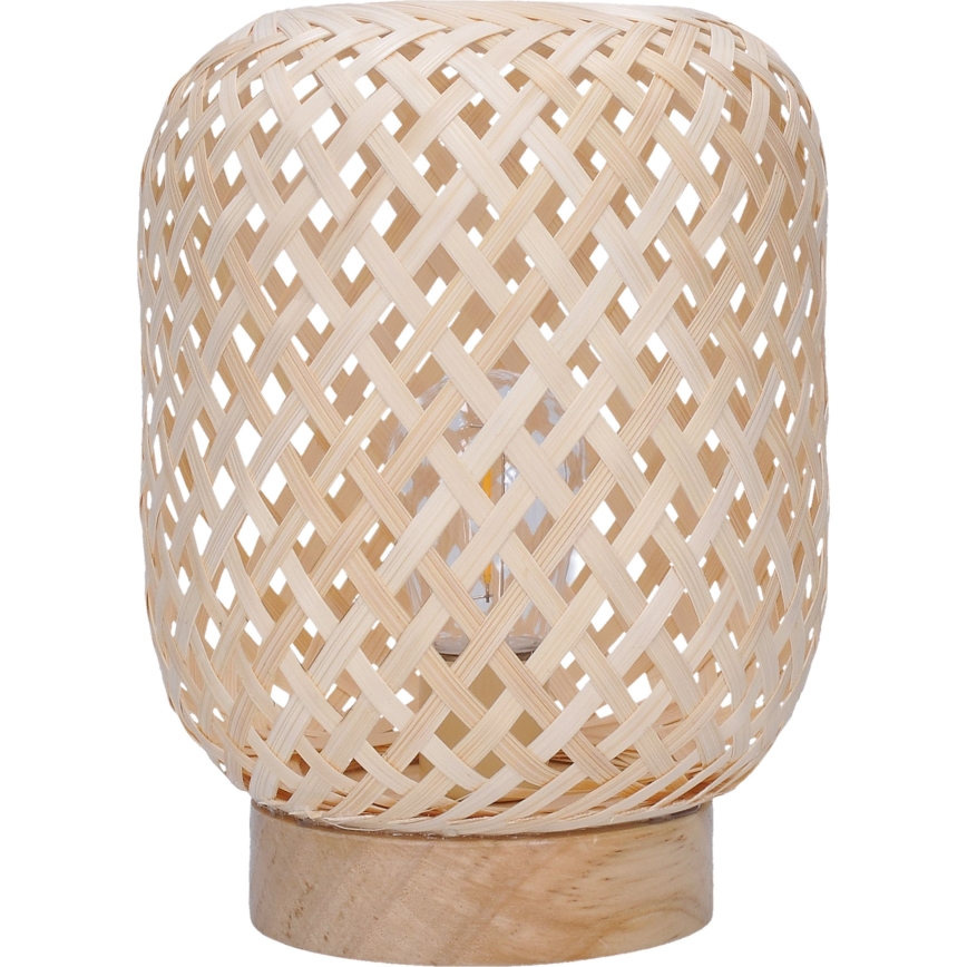 LED Candeeiro de mesa decorativo BOHO LED/2xAAA vime