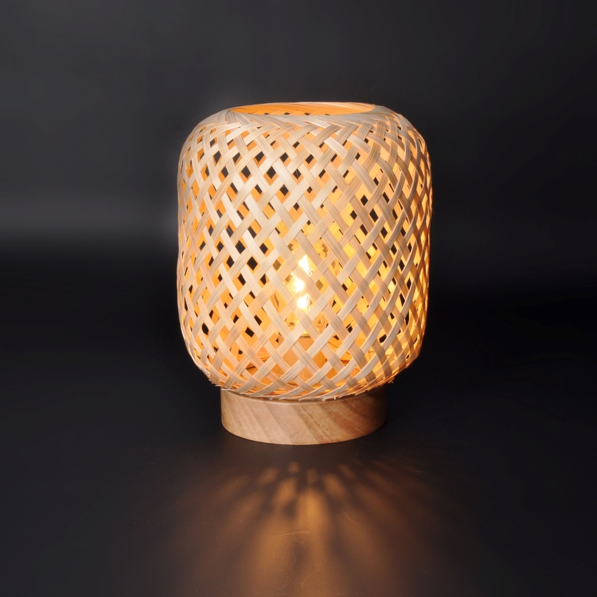 LED Candeeiro de mesa decorativo BOHO LED/2xAAA vime